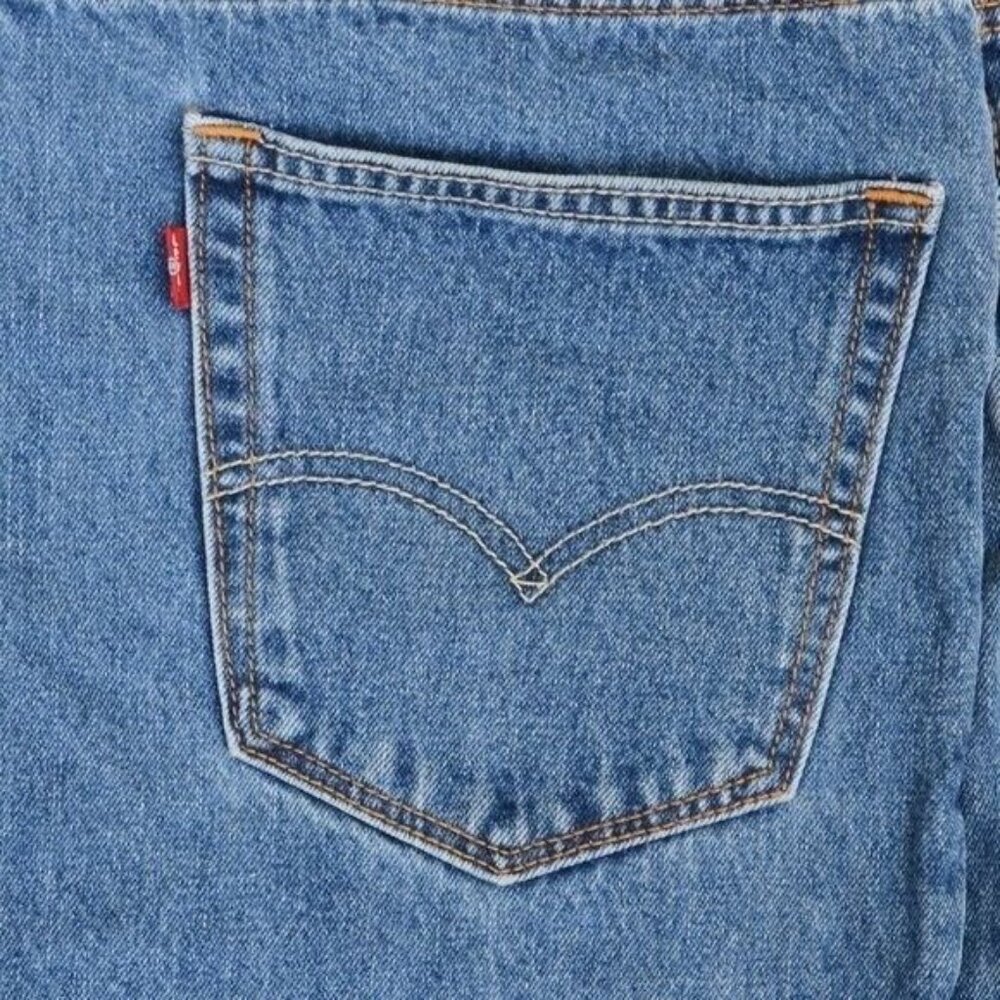 Levi's Big and Tall Mens 550 42 X 32 Tapered Leg Relaxed Fit Blue Jeans - Picture 3 of 10